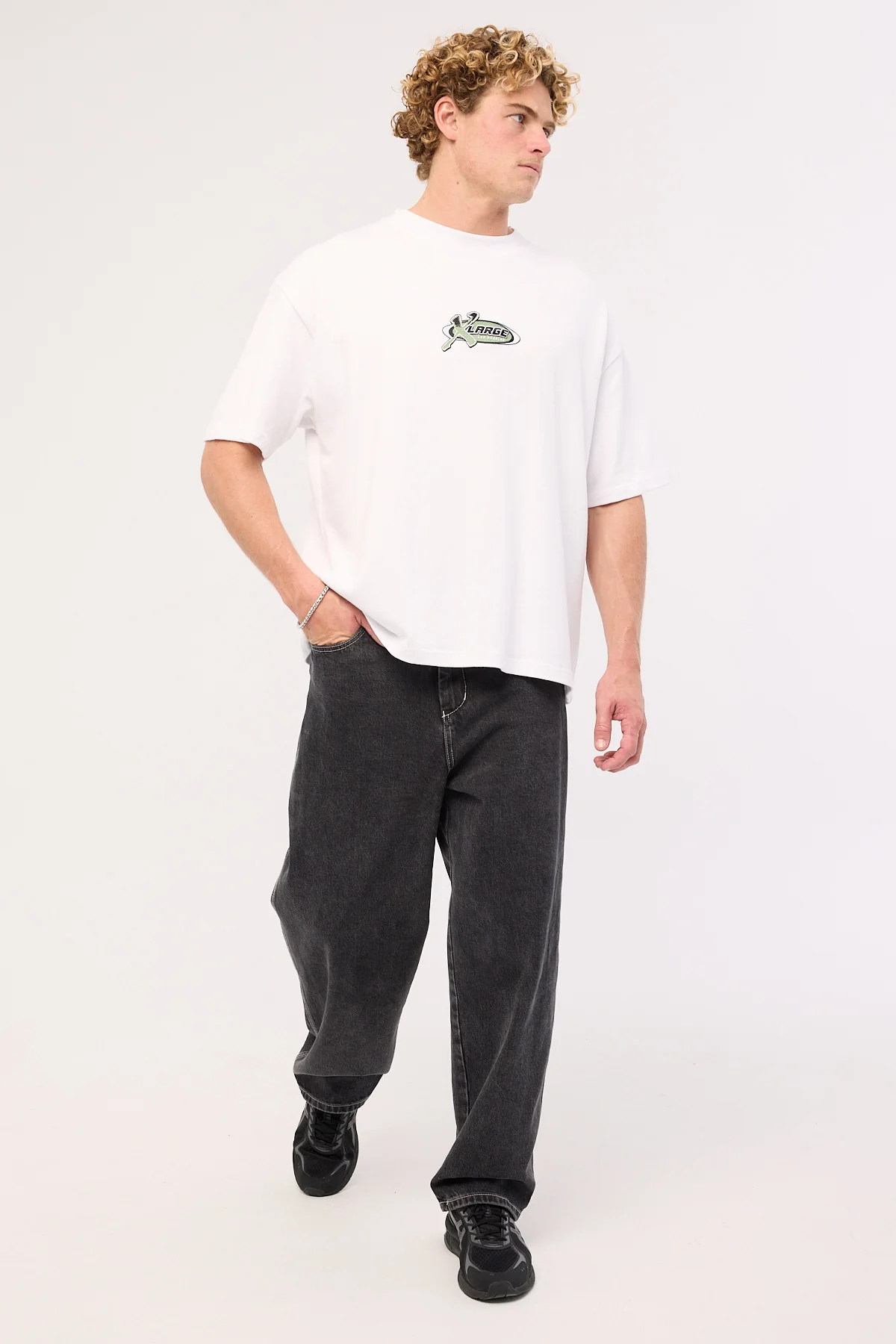 Xlarge Big X Boxy Tee Solid White - Image 2