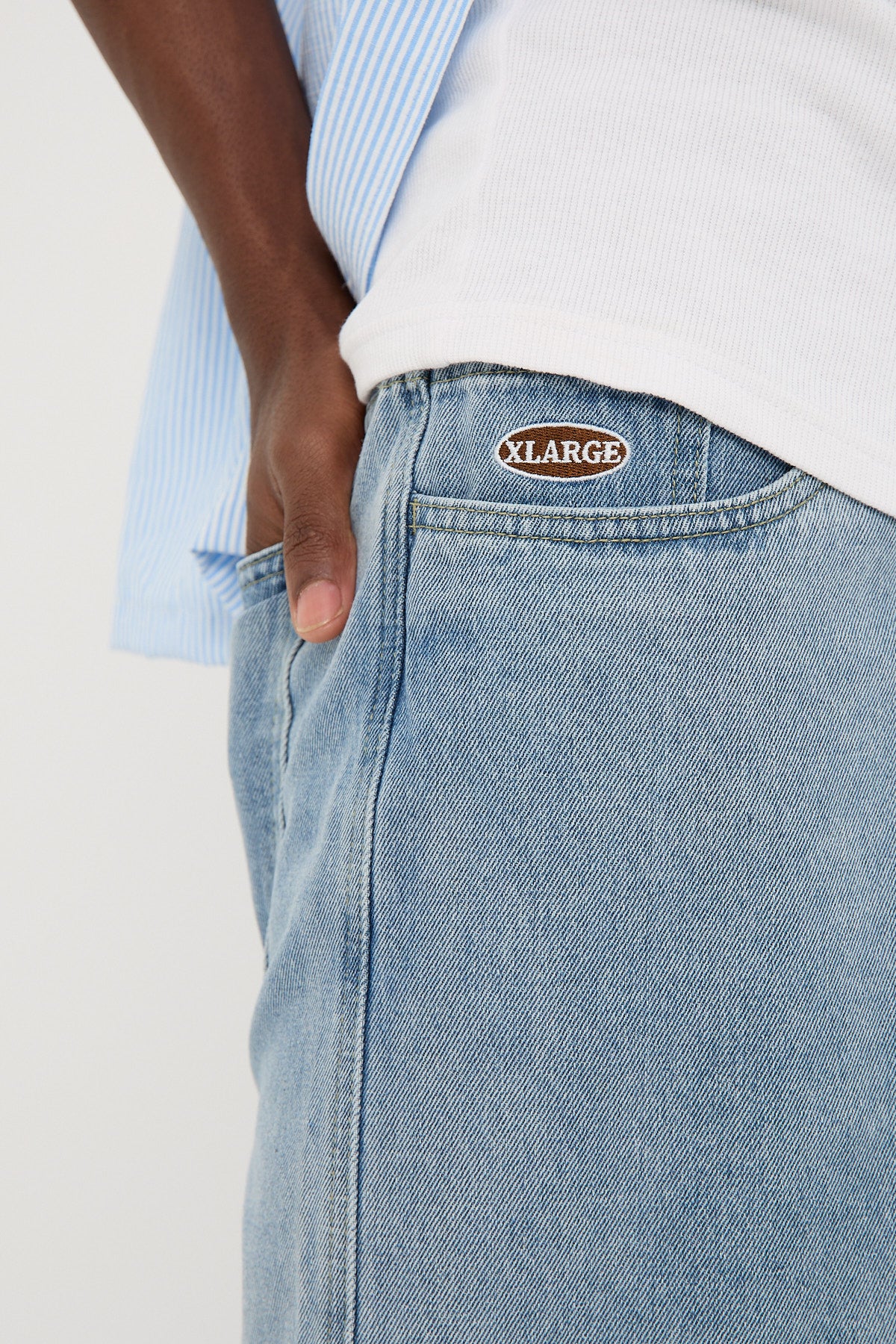 Xlarge Bull Denim 91 Short Washed Blue - Image 9