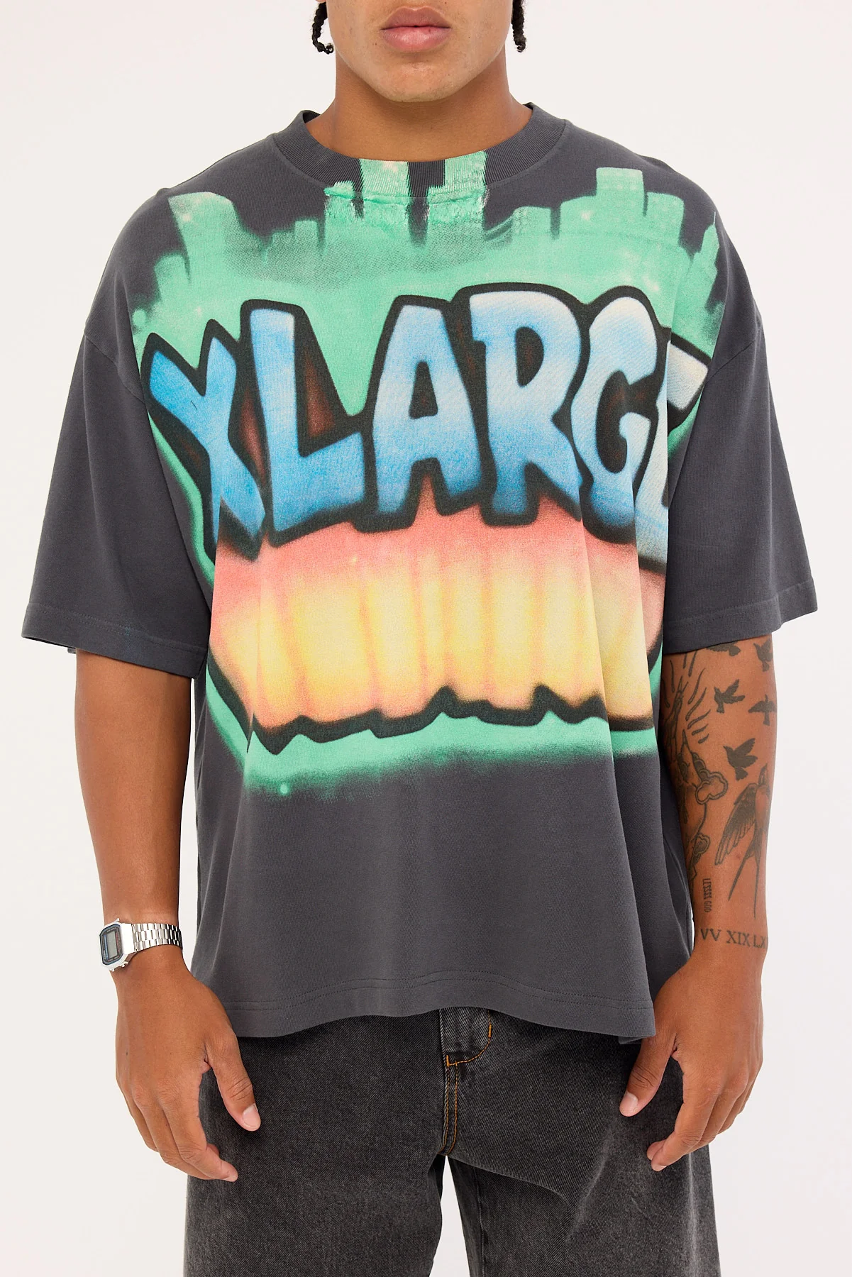Xlarge City Gorilla Fit Tee Pigment Black - Image 7