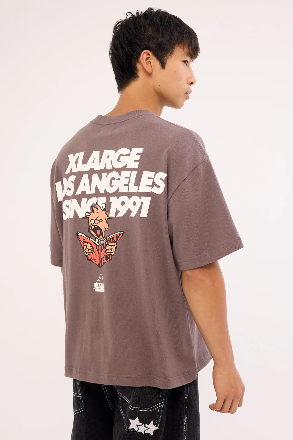 Xlarge Daily Gorilla Fit SS Tee Pigment Mocha - Image 2