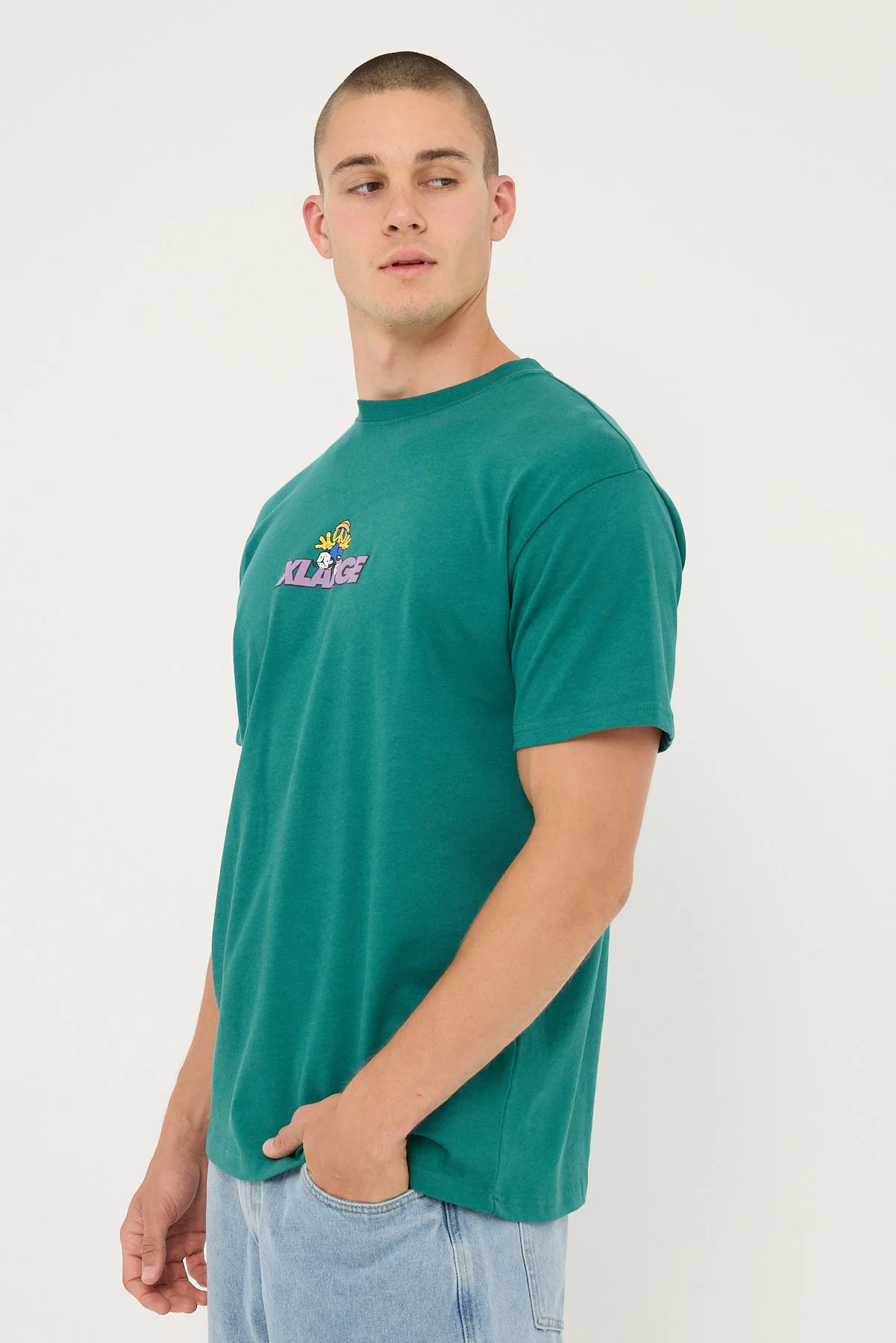 Xlarge Dice Roll Tee Bottle Green - Image 3