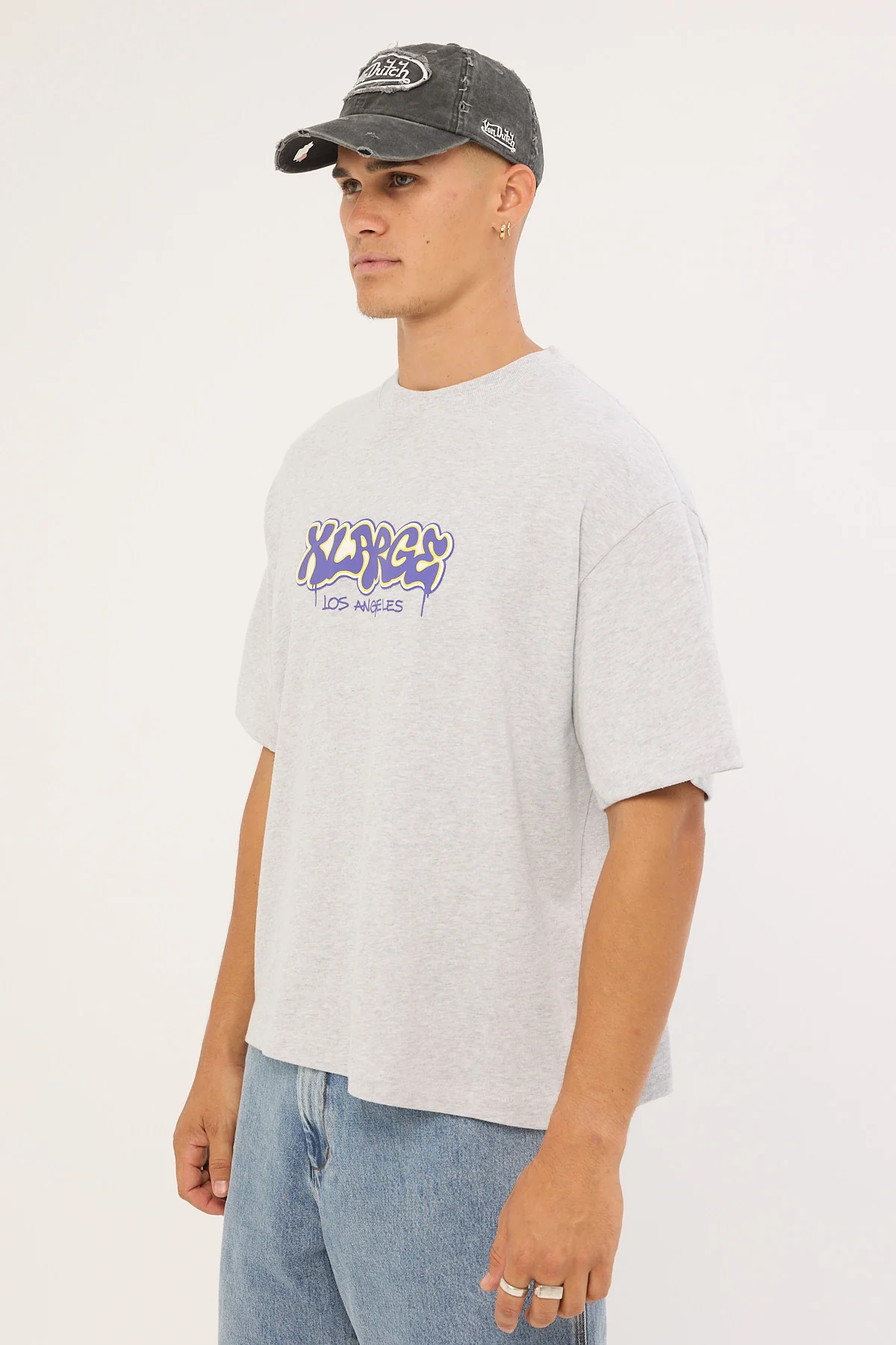 Xlarge Drip Gorilla Fit SS Tee Ash Heather - Image 3