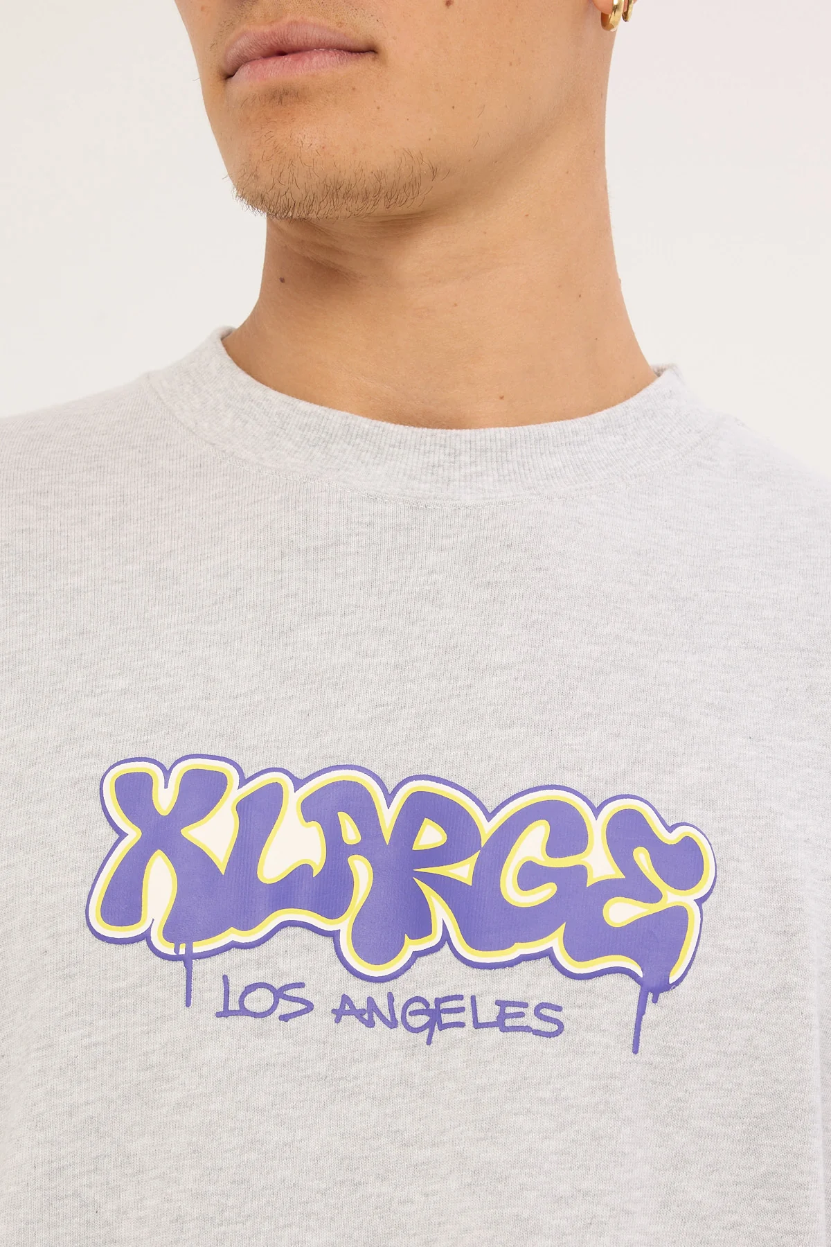 Xlarge Drip Gorilla Fit SS Tee Ash Heather - Image 5