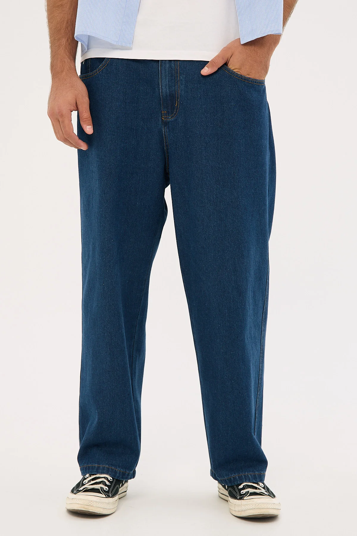 Xlarge Fire Dice Bull Denim 91 Pant Raw Indigo Denim - Image 2