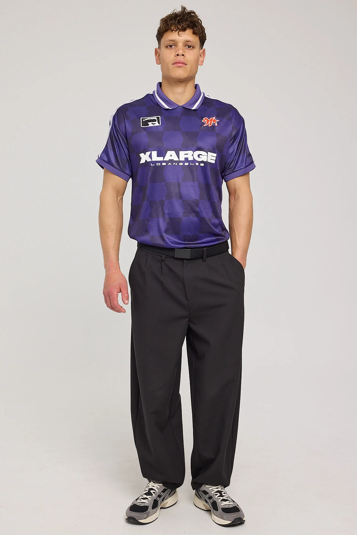 Xlarge Football SS Tee Purple - Image 2