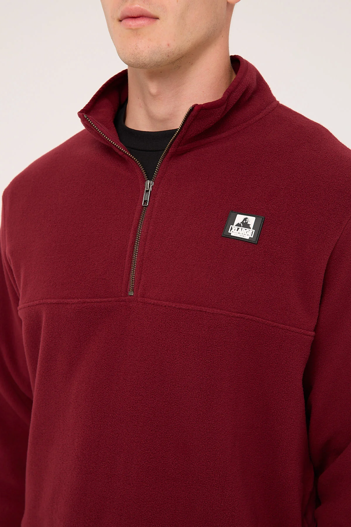 Xlarge Half Zip Crew Burgundy - Image 6
