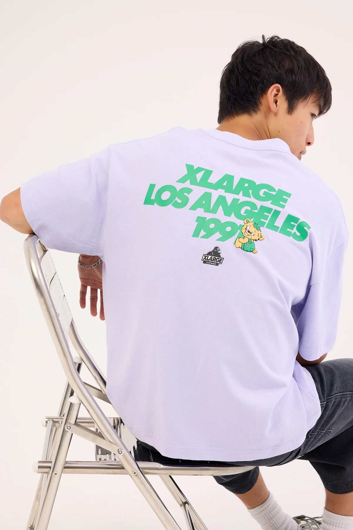 Xlarge Mad Bear 2.0 Gorilla Fit SS Tee Solid Lilac - Image 7