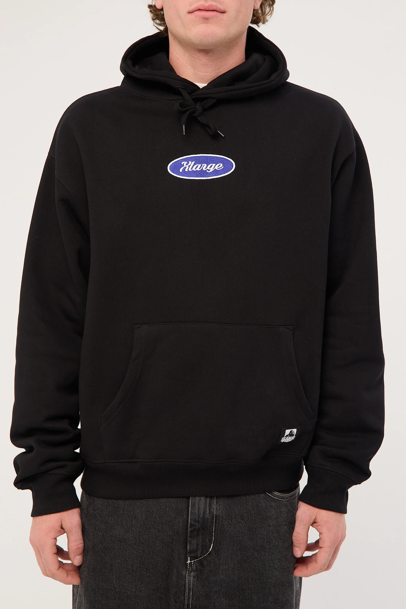 Xlarge Oval Script Hood Black - Image 7