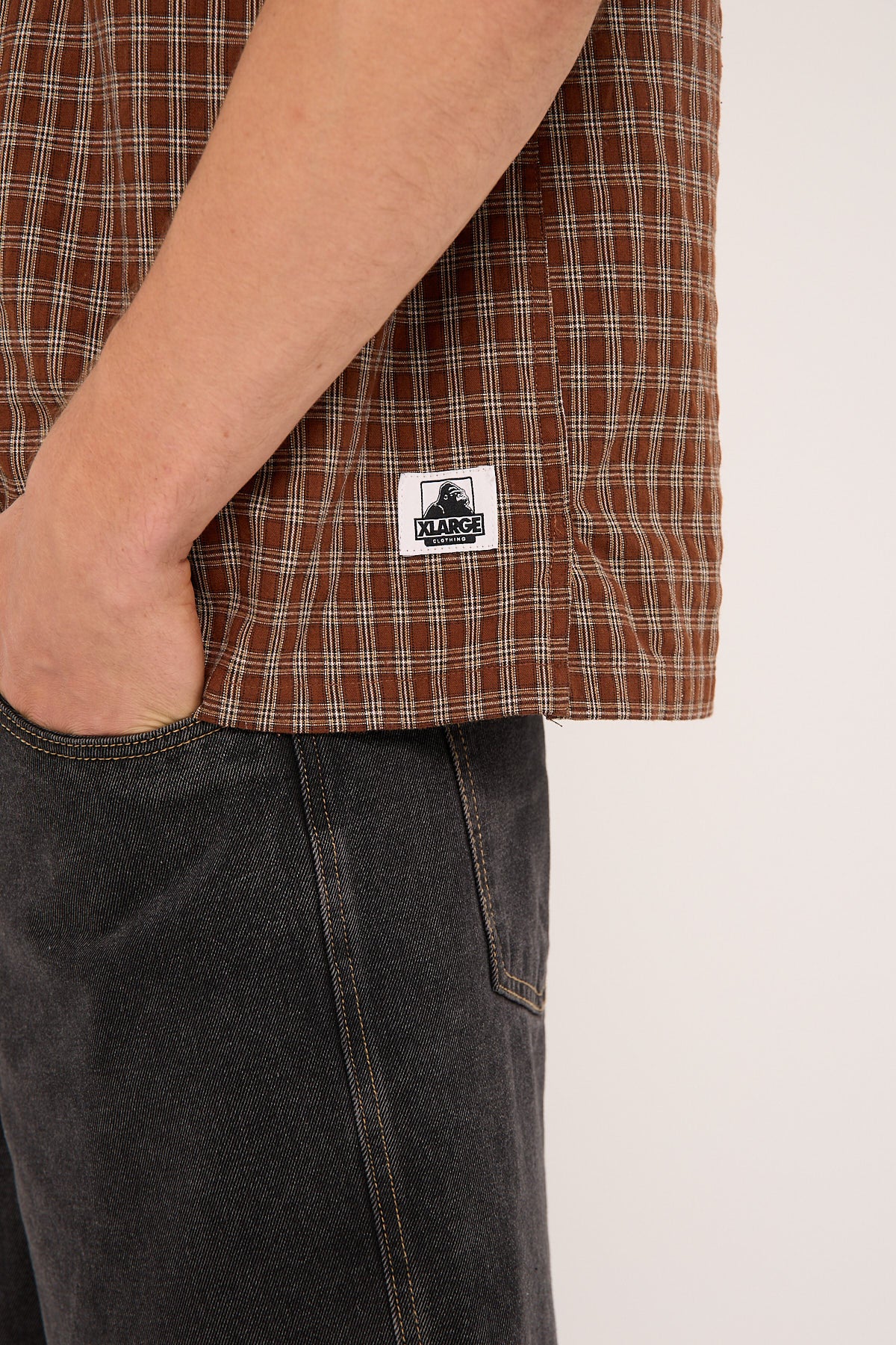Xlarge Skate Shirt Chocolate - Image 6