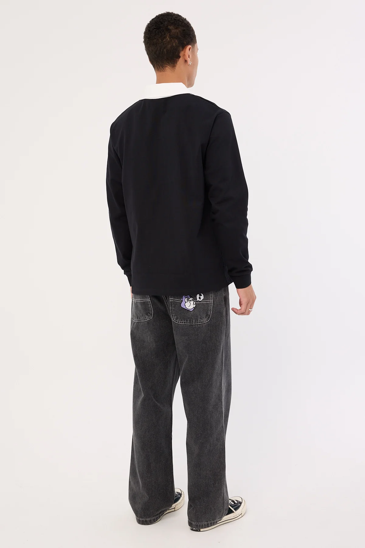 Xlarge Whistle Bull Denim 91 Jean Washed Black - Image 6